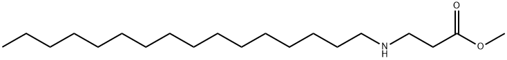 Methyl 3-(hexadecylamino)propanoate 结构式