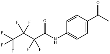 N-(4-Acetylphenyl)-2,2,3,3,4,4,4-heptafluorobutanamide Struktur