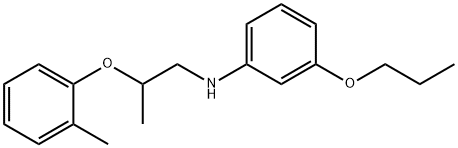 N-[2-(2-Methylphenoxy)propyl]-3-propoxyaniline Structure