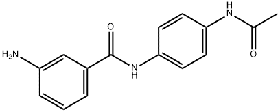 N-[4-(Acetylamino)phenyl]-3-aminobenzamide Structure