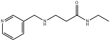 N-Ethyl-3-[(3-pyridinylmethyl)amino]propanamide Structure