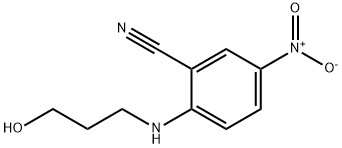 2-[(3-hydroxypropyl)amino]-5-nitrobenzonitrile Structure
