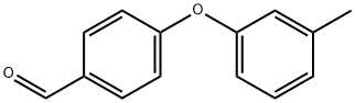 4-(间甲苯氧基)苯甲醛 结构式