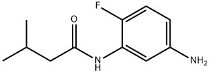 N-(5-amino-2-fluorophenyl)-3-methylbutanamide 结构式