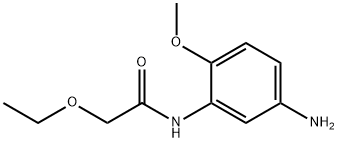 N-(5-アミノ-2-メトキシフェニル)-2-エトキシアセトアミド 化学構造式