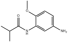N-(5-氨基-2-甲氧基苯基)异丁酰胺, 926267-00-7, 结构式