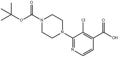 1135283-34-9 2-(4-(叔丁氧基羰基)哌嗪-1-基)-3-氯异烟酸