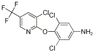 3,5-dichloro-4-{[3-chloro-5-(trifluoromethyl)-2-pyridinyl]oxy}phenylamine 化学構造式