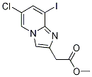 methyl 2-(6-chloro-8-iodoimidazo[1,2-a]pyridin-2-yl)acetate Structure