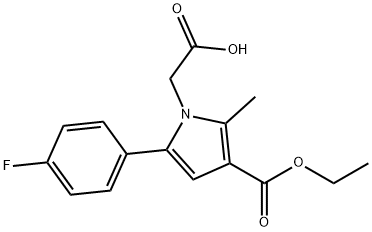 [3-(エトキシカルボニル)-5-(4-フルオロフェニル)-2-メチル-1H-ピロール-1-イル]酢酸 price.