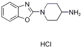 1-(1,3-benzoxazol-2-yl)piperidin-4-amine hydrochloride Structure