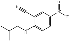 2-(isobutylamino)-5-nitrobenzonitrile Structure