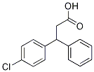 3-(4-クロロフェニル)-3-フェニルプロパン酸 化学構造式