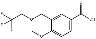 4-methoxy-3-[(2,2,2-trifluoroethoxy)methyl]benzoic acid Structure