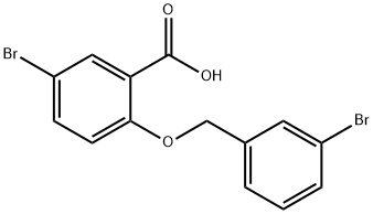 1039982-37-0 5-BROMO-2-[(3-BROMOBENZYL)OXY]BENZOIC ACID