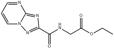 ethyl N-([1,2,4]triazolo[1,5-a]pyrimidin-2-ylcarbonyl)glycinate Structure