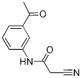 N-(3-acetylphenyl)-2-cyanoacetamide Structure