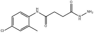 N-(4-chloro-2-methylphenyl)-4-hydrazino-4-oxobutanamide Structure