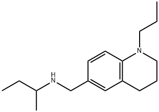 N-(sec-butyl)-N-[(1-propyl-1,2,3,4-tetrahydroquinolin-6-yl)methyl]amine Structure