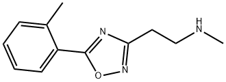 N-methyl-2-[5-(2-methylphenyl)-1,2,4-oxadiazol-3-yl]ethanamine Structure