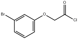 2-(3-溴苯氧基)乙酰氯化物 结构式
