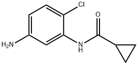 N-(5-Amino-2-chlorophenyl)cyclopropanecarboxamide 结构式