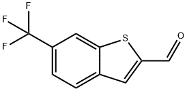 6-(三氟甲基)苯并[B]噻吩-2-甲醛, 863118-49-4, 结构式