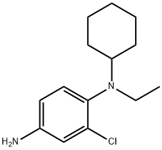 N-(4-Amino-2-chlorophenyl)-N-cyclohexyl-N-ethylamine Structure