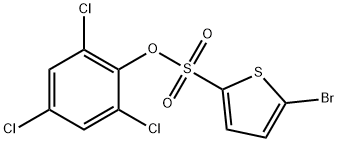 2,4,6-Trichlorophenyl 5-bromo-2-thiophenesulfonate Struktur