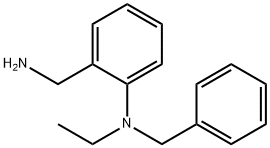 N-[2-(Aminomethyl)phenyl]-N-benzyl-N-ethylamine 化学構造式