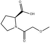 1-(2-Methoxyacetyl)proline Structure