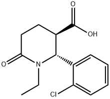 1176571-25-7 (2R,3R)-2-(2-CHLORO-PHENYL)-1-ETHYL-6-OXO-PIPERIDINE-3-CARBOXYLIC ACID