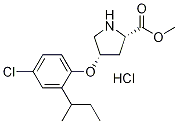  Methyl (2S,4S)-4-[2-(sec-butyl)-4-chlorophenoxy]-2-pyrrolidinecarboxylate hydrochloride