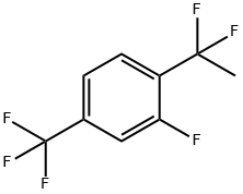 1-(1,1-Difluoroethyl)-2-fluoro-4-(trifluoromethyl)benzene Structure