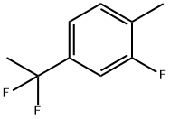 4-(1,1-Difluoroethyl)-2-fluoro-1-methylbenzene Structure