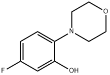 5-Fluoro-2-(N-morpholino)phenol Struktur