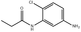 N-(5-アミノ-2-クロロフェニル)プロパンアミド 化学構造式