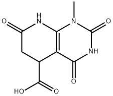 1-Methyl-2,4,7-trioxo-1,2,3,4,5,6,7,8-octahydro-pyrido[2,3-d]pyrimidine-5-carboxylic acid Structure