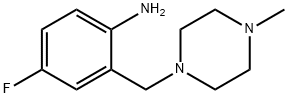 4-Fluoro-2-[(4-methyl-1-piperazinyl)methyl]aniline Struktur