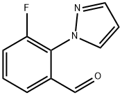 3-氟-2-(1H-吡唑-1-基)苯甲醛, 1214622-47-5, 结构式