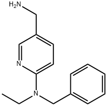 N-[5-(Aminomethyl)-2-pyridinyl]-N-benzyl-N-ethylamine Structure