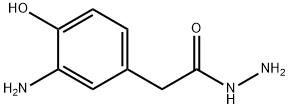 2-(3-氨基-4-羟基苯基)乙酰肼, 1147979-46-1, 结构式