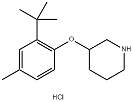 1220020-59-6 3-[2-(tert-Butyl)-4-methylphenoxy]piperidinehydrochloride