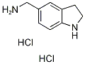 (2,3-二氢-1H-吲哚-5-基甲基)胺二盐酸盐, 1242338-94-8, 结构式