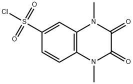 1,4-Dimethyl-2,3-dioxo-1,2,3,4-tetrahydroquinoxaline-6-sulfonyl chloride Structure