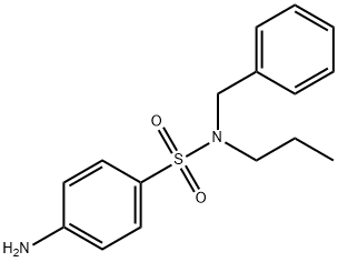 benzenesulfonamide, 4-amino-N-(phenylmethyl)-N-propyl- Structure