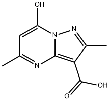 7-羟基-2,5-二甲基吡唑[1,5-A]嘧啶-3-羧酸, 1158262-66-8, 结构式