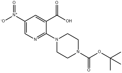 2-[4-(tert-Butoxycarbonyl)piperazino]-5-nitronicotinic acid|