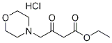 4-Morpholin-4-yl-3-oxo-butyric acid ethyl ester hydrochloride Structure