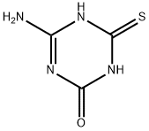 4-氨基-6-巯基-1,3,5-三嗪-2(5H)-酮, 21119-81-3, 结构式